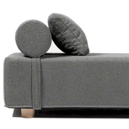 Jaxx Alvy Indoor Lounger / Daybed - Luxurious Lounger with Maple Feet, Boucle