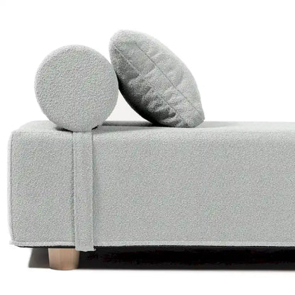 Jaxx Alvy Indoor Lounger / Daybed - Luxurious Lounger with Maple Feet, Boucle