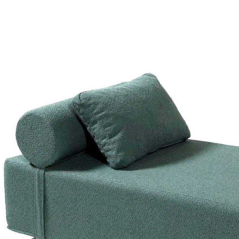 Jaxx Alvy Indoor Lounger / Daybed - Luxurious Lounger with Maple Feet, Boucle