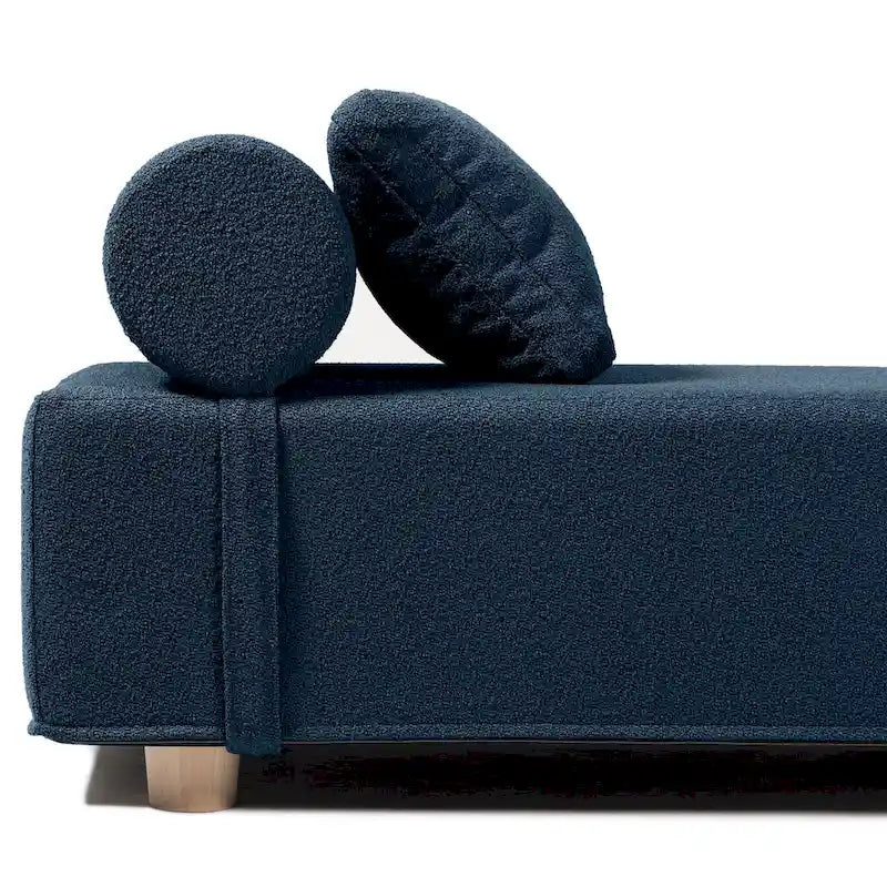 Jaxx Alvy Indoor Lounger / Daybed - Luxurious Lounger with Maple Feet, Boucle