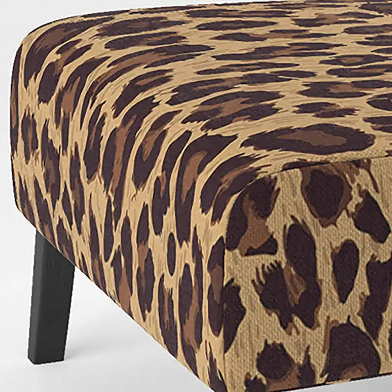 Designart Leopard Fur II Upholstered Cabin & Lodge Accent Chair and Arm Chair