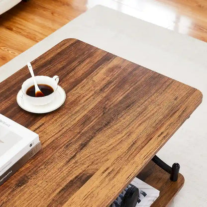 Javlergo Modern 3 Piece Coffee Table Set for Living Room Include Wood Coffee Table and End Table Set of 2