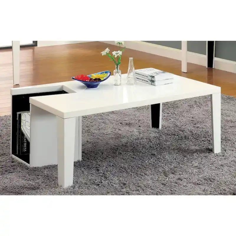 Furniture of America Lesk Modern 48-inch Wood Storage Coffee Table