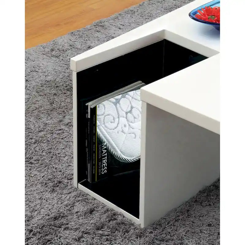 Furniture of America Lesk Modern 48-inch Wood Storage Coffee Table