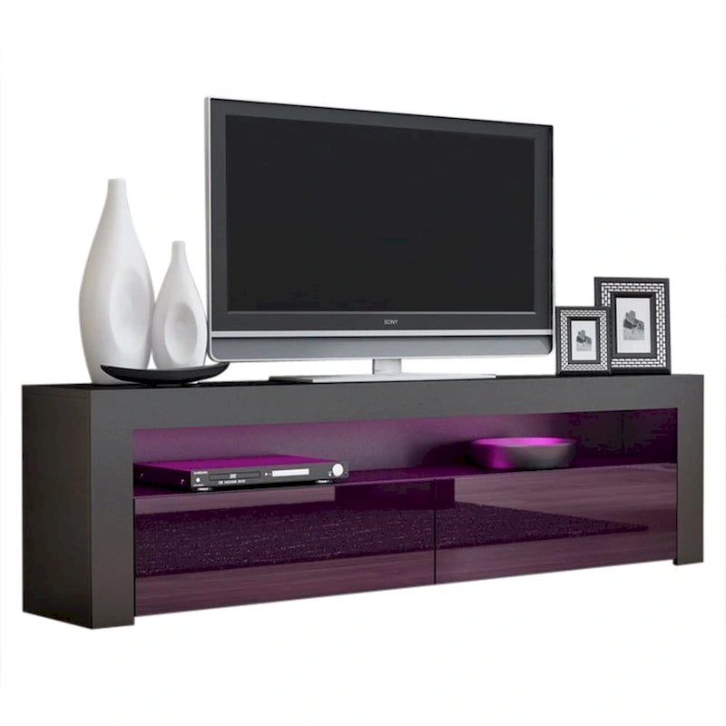 Milano Classic Modern 16-color LED 63-inch TV Stand