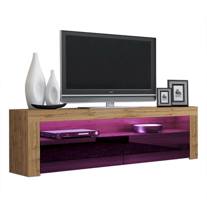 Milano Classic Modern 16-color LED 63-inch TV Stand