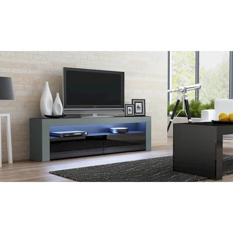 Milano Classic Modern 16-color LED 63-inch TV Stand
