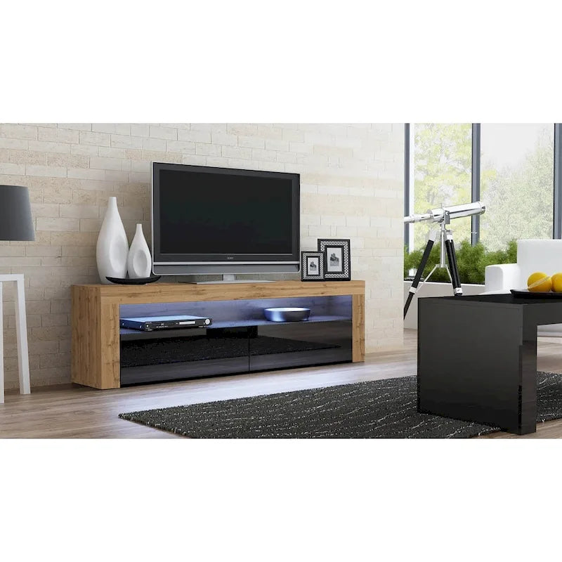 Milano Classic Modern 16-color LED 63-inch TV Stand