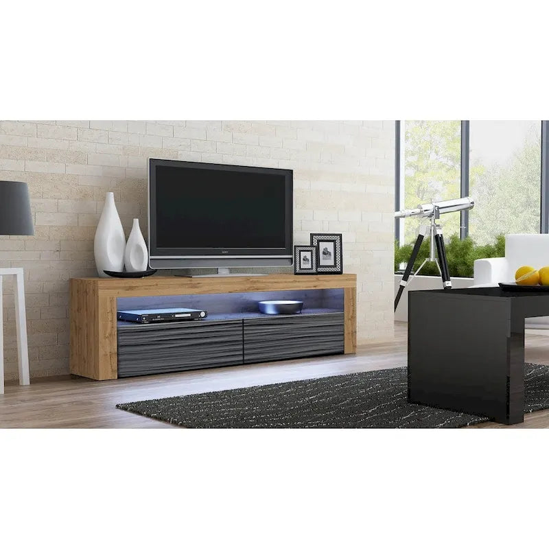 Milano Classic Modern 16-color LED 63-inch TV Stand