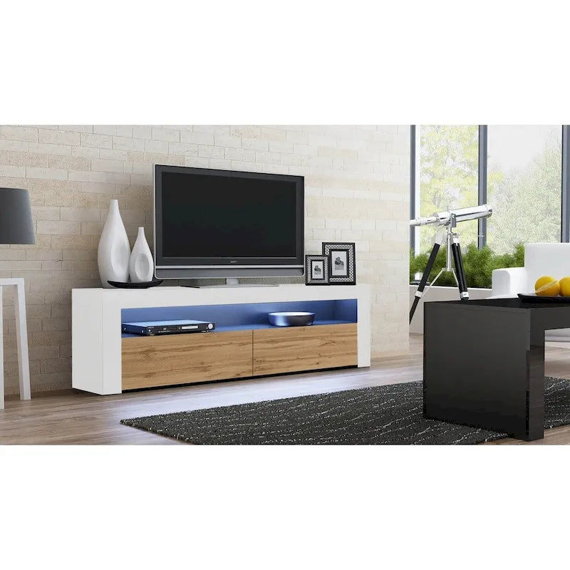 Milano Classic Modern 16-color LED 63-inch TV Stand
