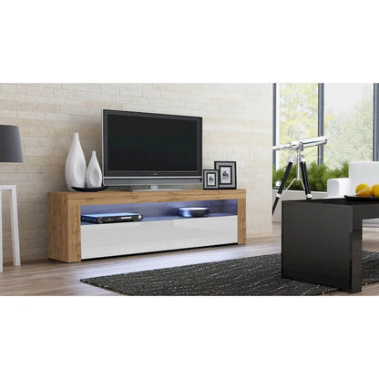 Milano Classic Modern 16-color LED 63-inch TV Stand