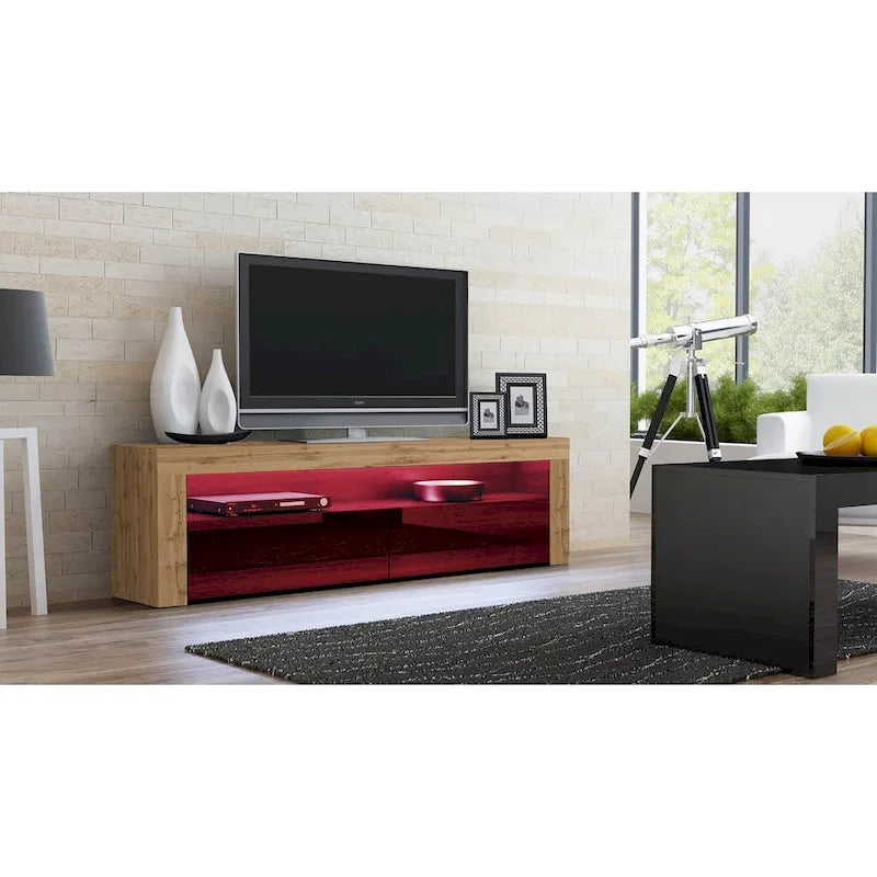 Milano Classic Modern 16-color LED 63-inch TV Stand