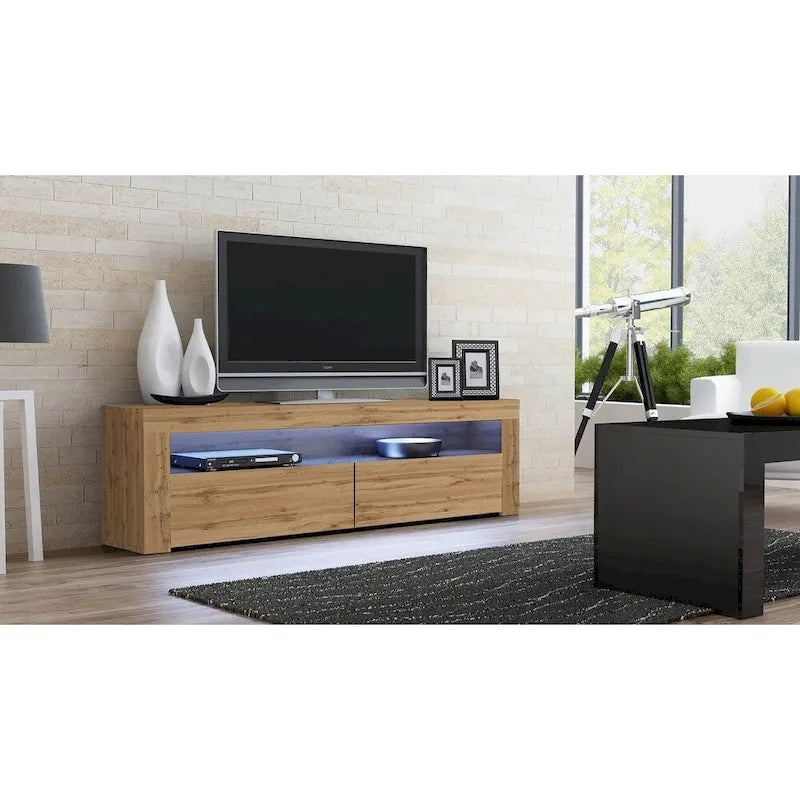 Milano Classic Modern 16-color LED 63-inch TV Stand
