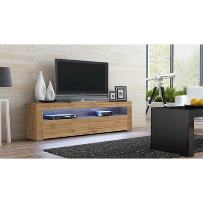 Milano Classic Modern 16-color LED 63-inch TV Stand