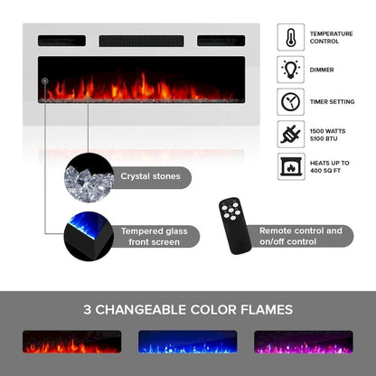 Karp WH-EF Fireplace TV Stand