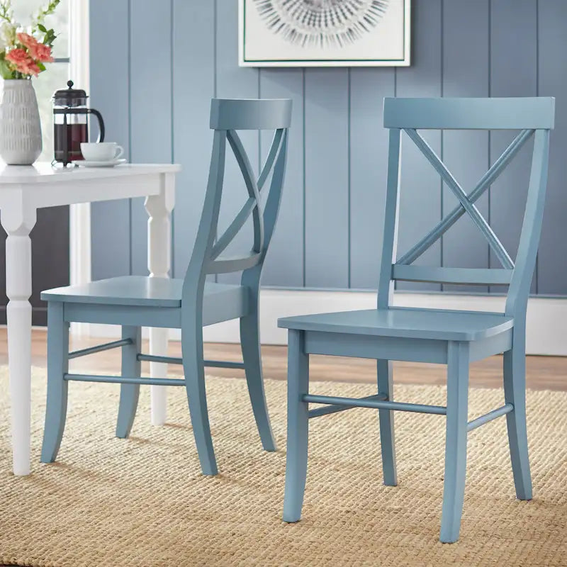 Simple Living 7-piece Albury Cross Back Dining Set