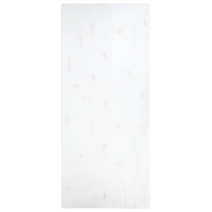 Solid Pine Folding Farm Table Set with 6 Benches