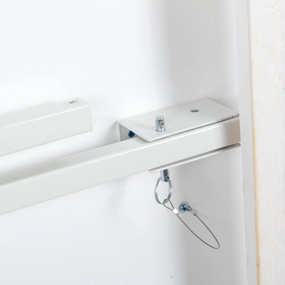 Solid Pine Folding Farm Table Set with 6 Benches