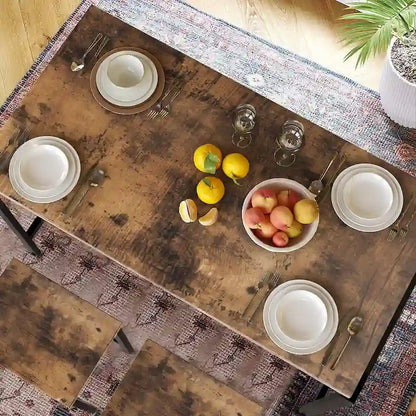 Mieres Modern Farmhouse Counter Height Pub 5-piece Dining Set