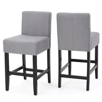 Lopez 26-inch Fabric Counter Stool (Set of 2) by Christopher Knight Home - 26