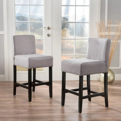 Lopez 26-inch Fabric Counter Stool (Set of 2) by Christopher Knight Home - 26