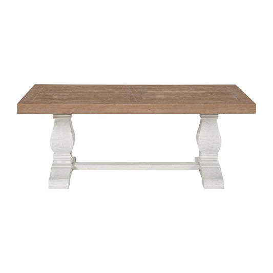 Napa 50 Solid Wood Pedestal Coffee Table