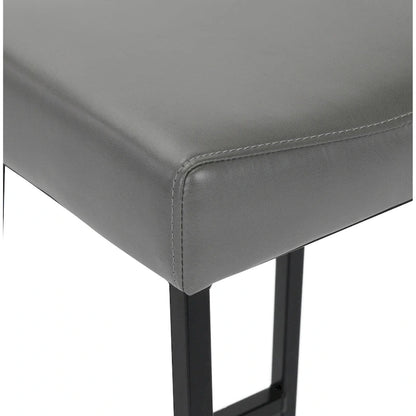 Amber 26 Counter Stool Smokey Grey (Set of 2) - Seat Height 26