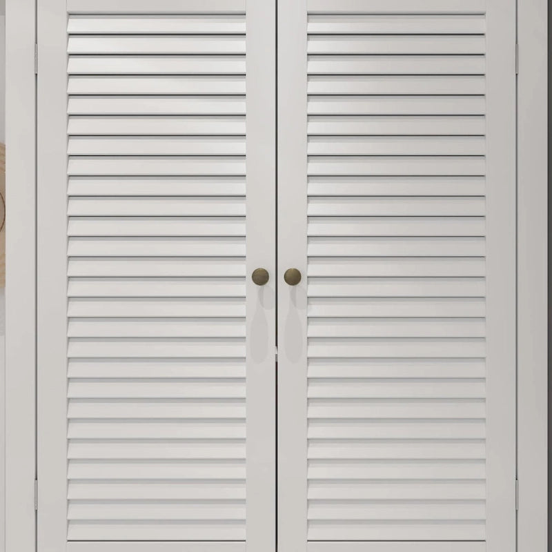 Timehcee 30Shoe Cabinet Storage Cabinet Doors Wooden Floor Cabinet