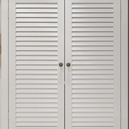 Timehcee 30Shoe Cabinet Storage Cabinet Doors Wooden Floor Cabinet