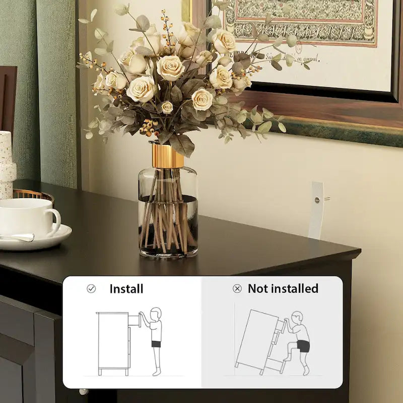 Side Tatble 5 Drawer Dresser Drawer Chest Tall Storage Cabinet