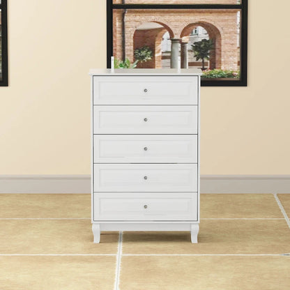 Side Tatble 5 Drawer Dresser Drawer Chest Tall Storage Cabinet