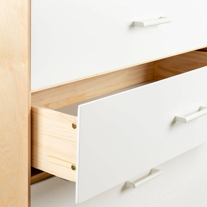 Plank and Beam Duo 5 Drawer Dresser