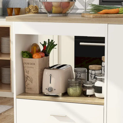 Kitchen Island Side Storage Cabinet Extendable Table Bar Cabinet