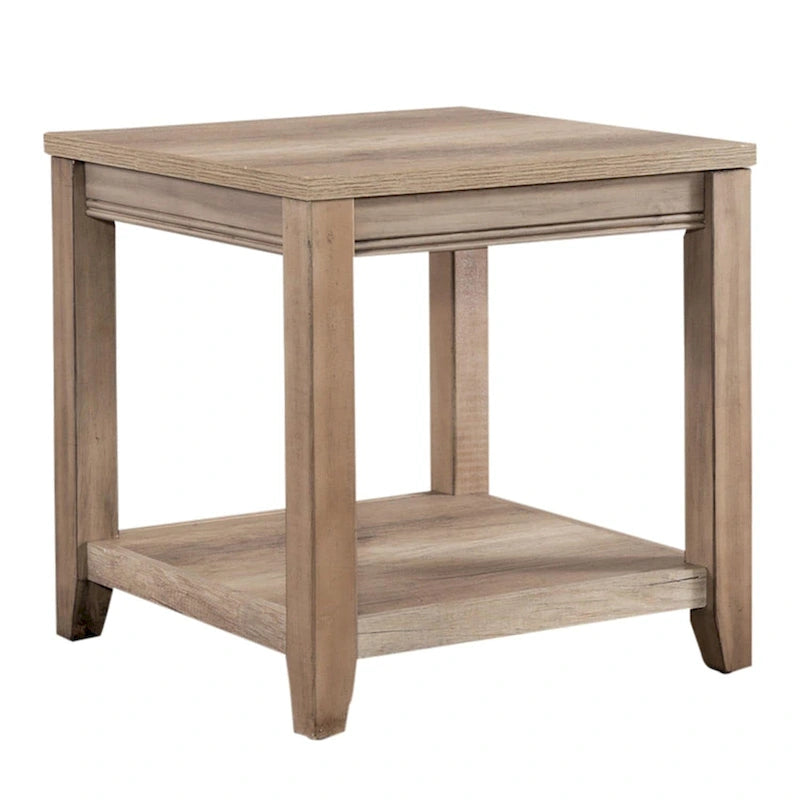 Sun Valley Sandstone Brown Living Room Table Set 3 Piece with Coffee Table, Side Tables