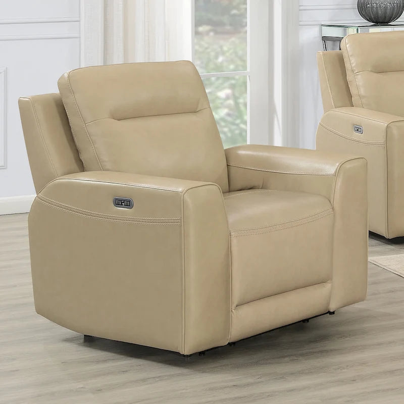 Steve Silver Dayton Top Grain Leather Power Reclining Chair