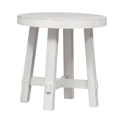 Modern Farmhouse Flea Market White Distressed 3 Piece Set