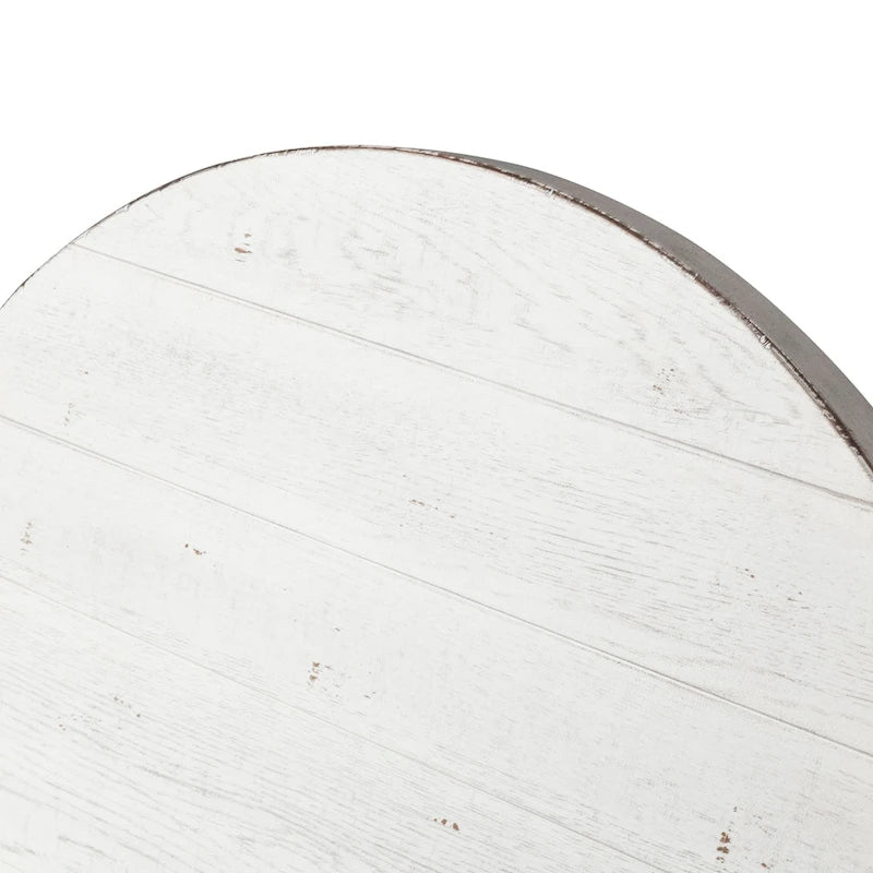 Modern Farmhouse Flea Market White Distressed 3 Piece Set