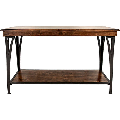 The District Copper Finish 1-shelf Sofa Table