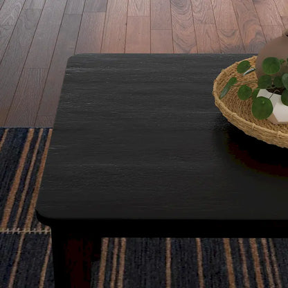 Brentwood Black Wood Rectangle Dining Set by Homestyles - 66 x 30 x 36