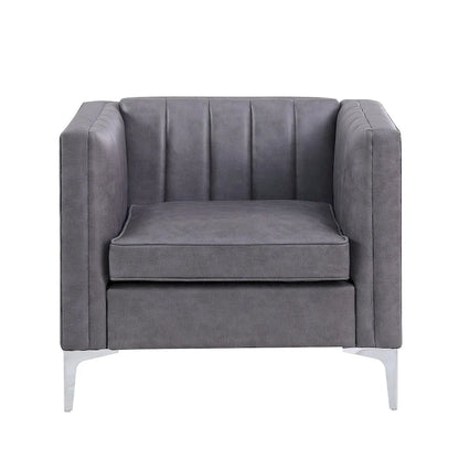 Morden Fort Modern Living Room Sofa Set, 3-Piece Sofa Set Couch,Loveseat and Chair