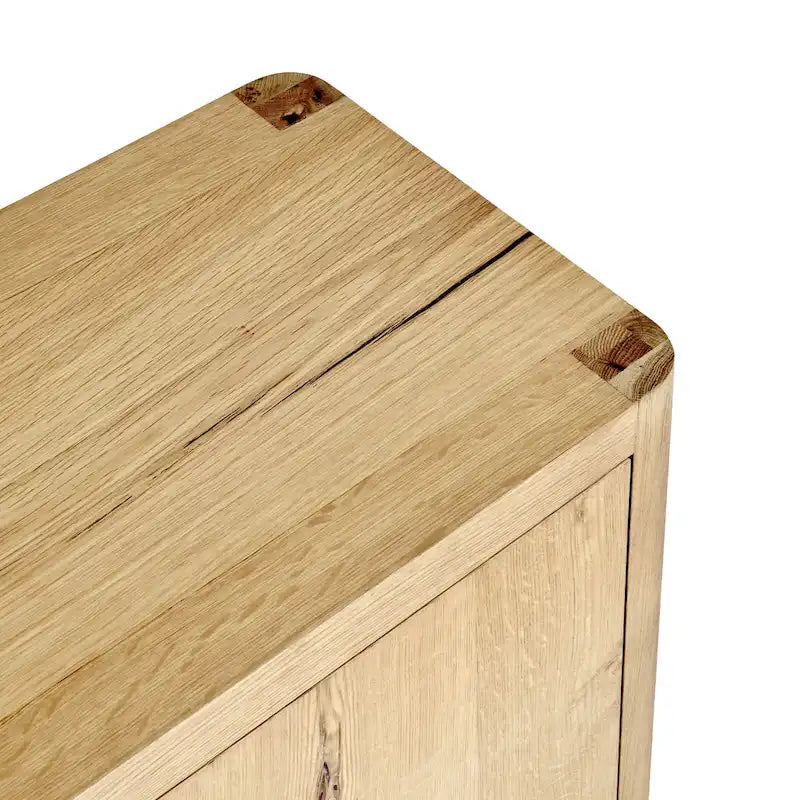 Classic Home Orlando 4-Door Oak Buffet - 80Wx22Dx33H