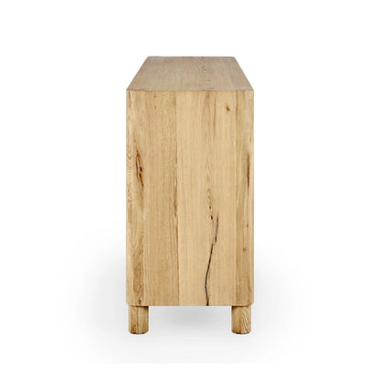 Classic Home Orlando 4-Door Oak Buffet - 80Wx22Dx33H