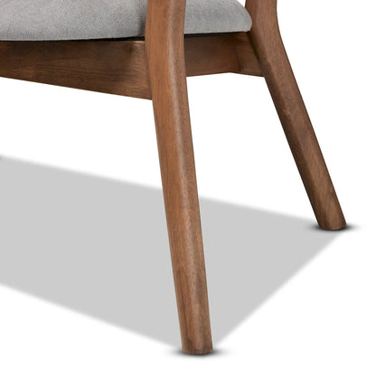 Baron Mid-Century Modern 2-Piece Living Room Accent Chair Set