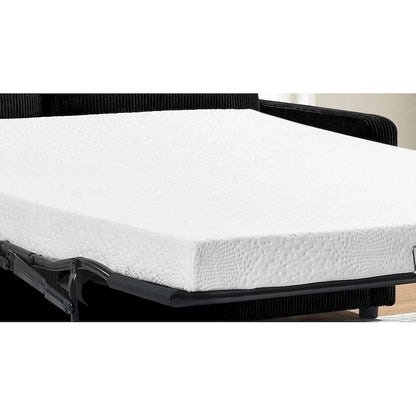 Manchester Corduroy 70 inch Square Arms Sleeper Sofa with Mattress