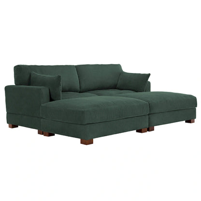 88 Convertible Larger Couch Modular Sectional Sofa Set