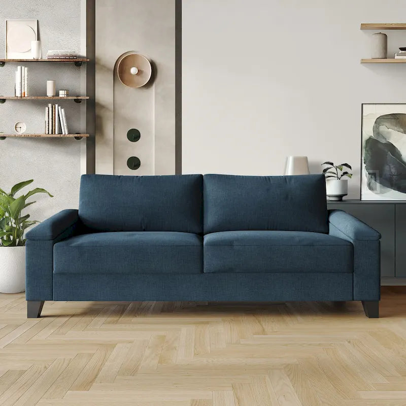 CraftPorch Simple Style Linen Upholstered Sofa