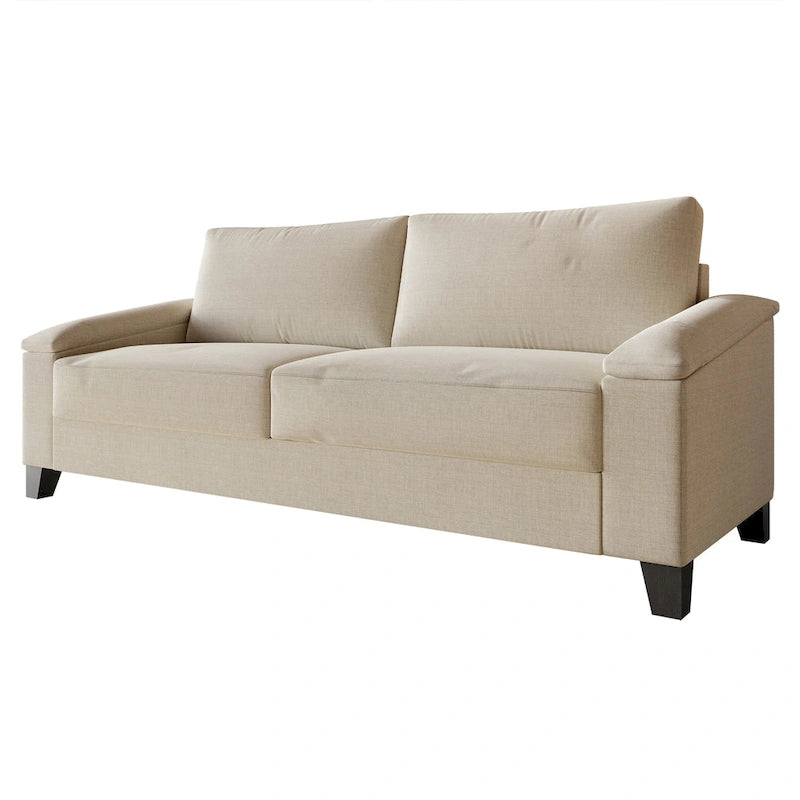 CraftPorch Simple Style Linen Upholstered Sofa