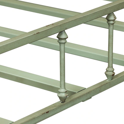 Vintage Series Distressed Metal Twin Metal Trundle