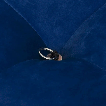 Blue Velvet Upholstered Sectional Sofa