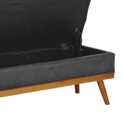 Carson Carrington Sastamala Mid-century Storage Bench